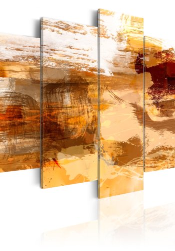 ARTGEIST Desert sands - Abstrakt billede i sandfarver trykt p lrred - Flere strrelser