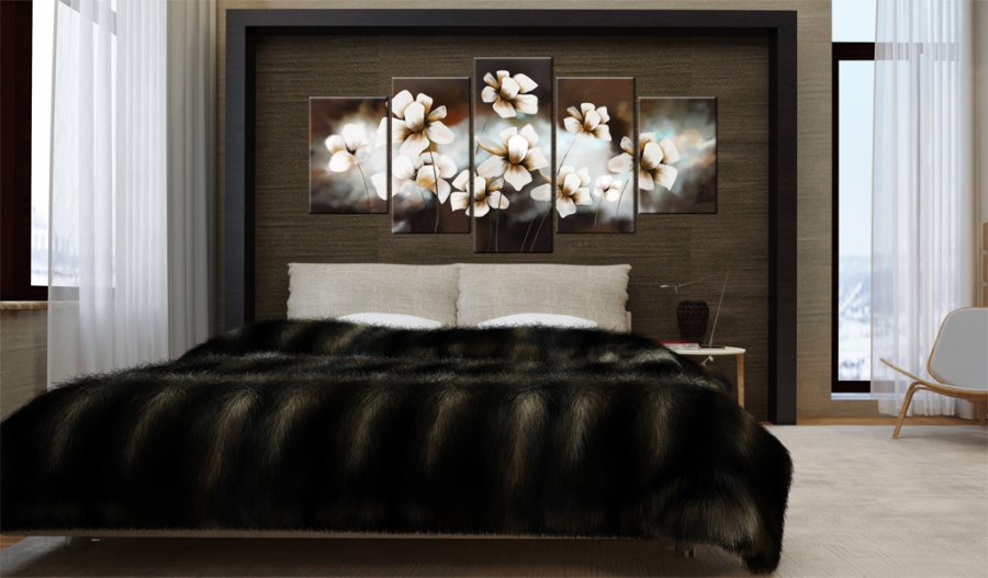 ARTGEIST Soft as silk - Billede med blomstermotiv trykt p lrred - Flere strrelser