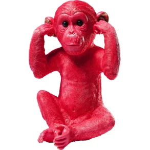 KARE DESIGN Monkey Kikazaru sparebsse - rd polyresin (H:35)