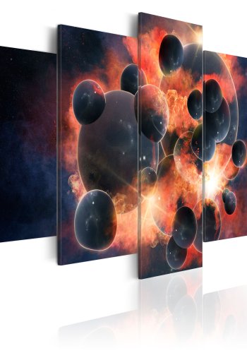 ARTGEIST - Billede af teorien om universets skabelse trykt p lrred - Flere strrelser