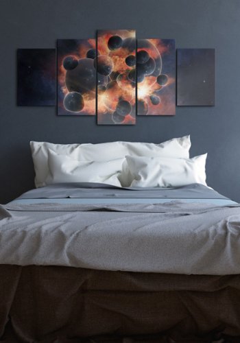 ARTGEIST - Billede af teorien om universets skabelse trykt p lrred - Flere strrelser