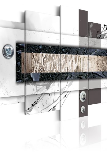 ARTGEIST White balance - Abstrakt billede med skruehoveder trykt p lrred - Flere strrelser