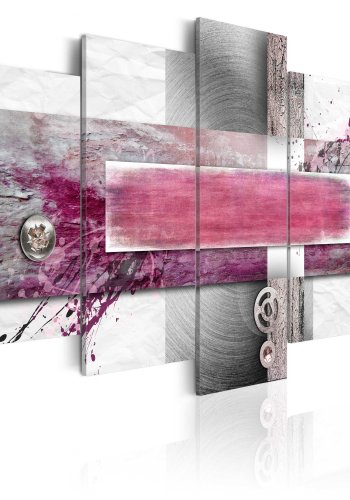 ARTGEIST Sinful thoughts - Abstrakt billede med skruehoveder trykt p lrred - Flere strrelser