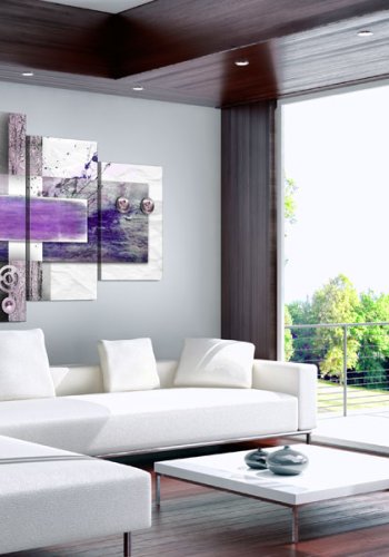 ARTGEIST Restless mind - Abstrakt billede med skruehoveder trykt p lrred - Flere strrelser