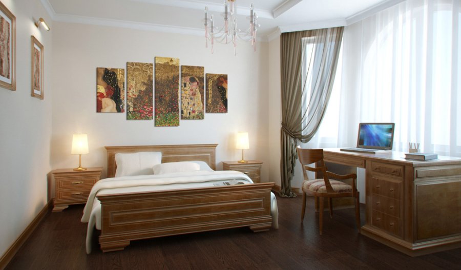 ARTGEIST Klimt's muses - Abstrakt billede i religis stilart trykt p lrred - Flere strrelser