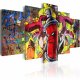 ARTGEIST Angry spray can - Street art graffiti billede trykt p lrred - Flere strrelser