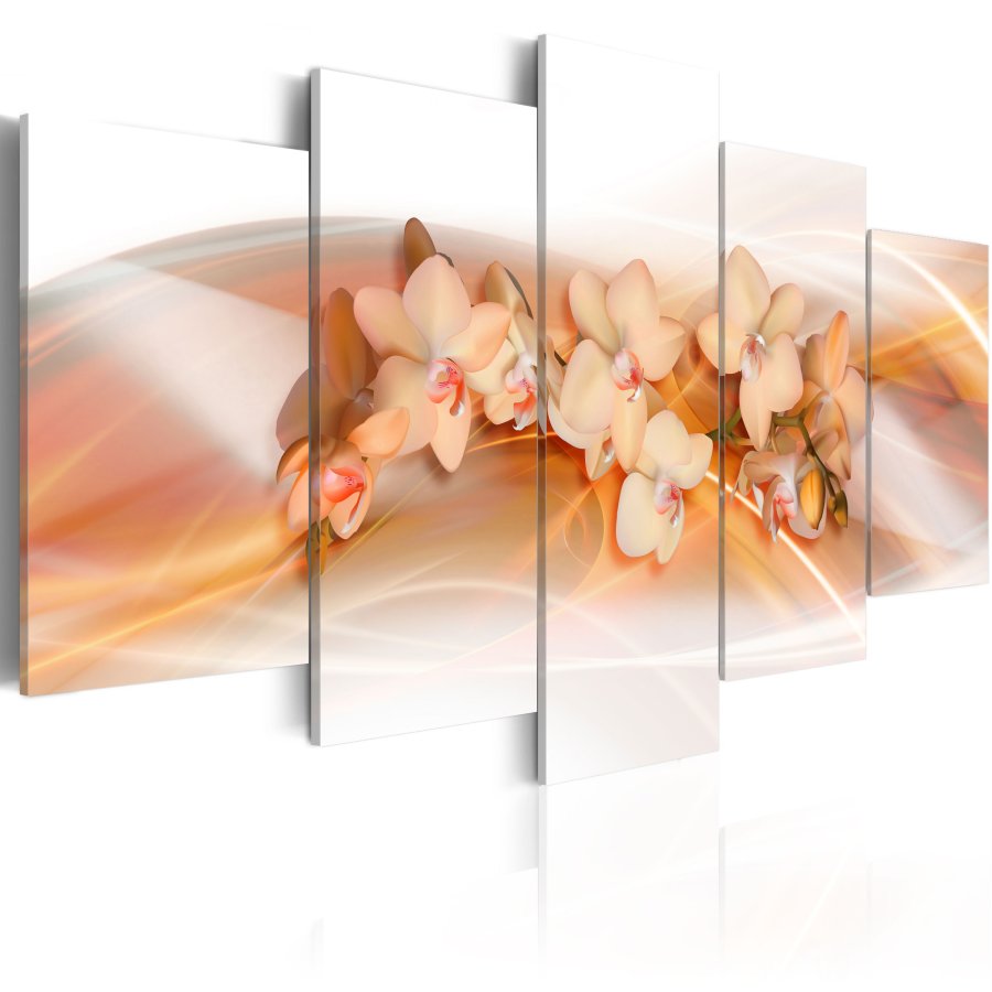 ARTGEIST An orchid, a delicate decoration - Billede af orkidé trykt p lrred - Flere strrelser