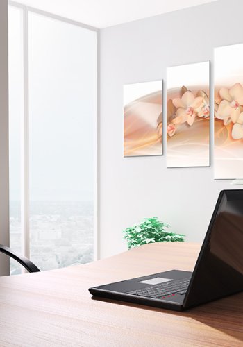 ARTGEIST An orchid, a delicate decoration - Billede af orkidé trykt p lrred - Flere strrelser