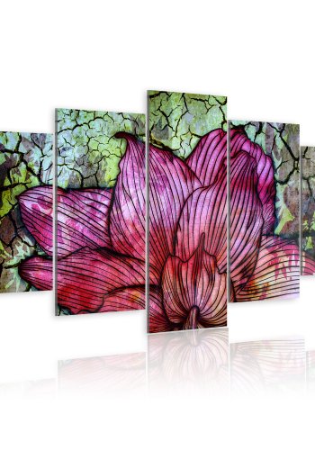 Billede - Flowery stained glass