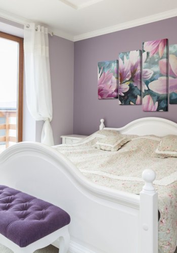 ARTGEIST Song without words - Billede af malede blomster trykt p lrred - Flere strrelser