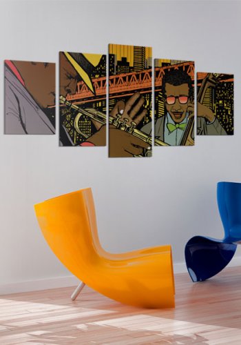 Billede - Jazz in comic