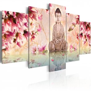  ARTGEIST Siddhartha - Zen billede af mediterende Buddha trykt p lrred - Flere strrelser