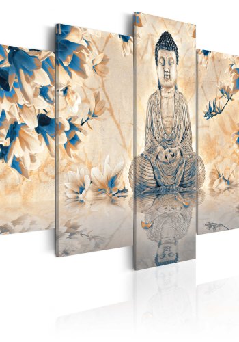  ARTGEIST - Zen billede af mediterende Buddha trykt p lrred - Flere strrelser