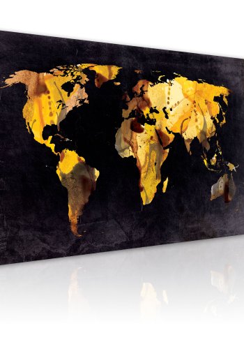 ARTGEIST Hvis verden var en rken... - Verdenskort med rkentema - Flere strrelser