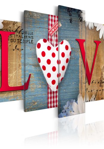 ARTGEIST LOVE - Farverigt billede med teksten 