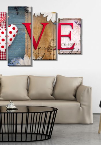 ARTGEIST LOVE - Farverigt billede med teksten 