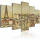 ARTGESIT Parisian past centuries - Vintage billede af Paris trykt p lrred - Flere strrelser