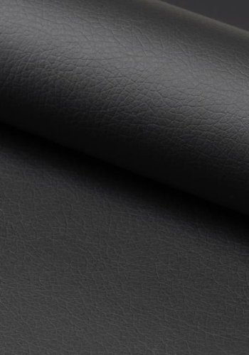 ACT NORDIC Benson skrivebordsstol, m. armln, hjul, dreje- og vippefunktion - sort PU og krom stl