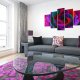 ARTGEIST Multicoloured rose - Farverig rose trykt p lrred - Flere strrelser