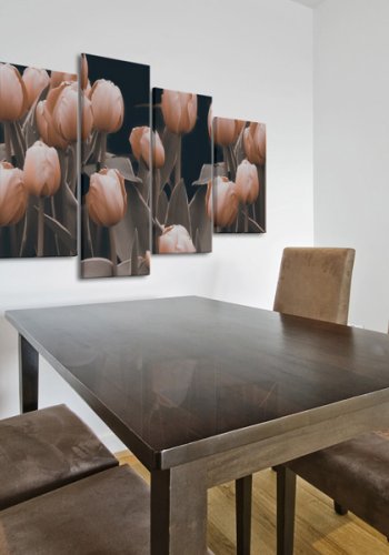ARTGEIST - Billede af tulipaner i sepia trykt p lrred - Flere strrelser