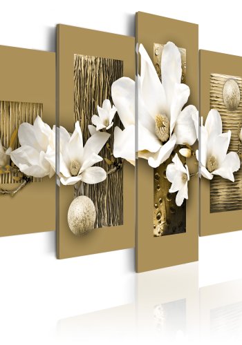 ARTGEIST Magnolia garden - Flot billede af magnoliaer trykt p lrred - Flere strrelser