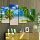 ARTGEIST Summer time - Sommer p en palmestrand trykt p lrred - Flere strrelser
