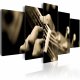 ARTGEIST Classic guitar - Billede af guitarist med guitar trykt p lrred - Flere strrelser