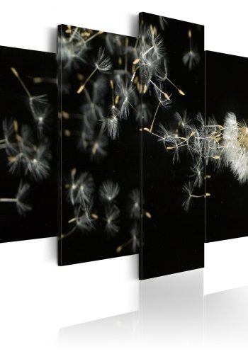 ARTGEIST - Billede af mlkebtte der bliver pustet trykt p lrred - Flere strrelser