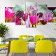 ARTGEIST Pink fun - Billede af lyserde tulipaner trykt p lrred - Flere strrelser