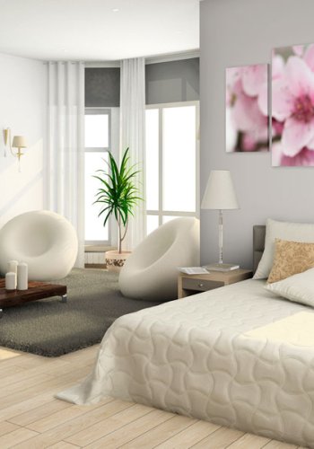 ARTGEIST Cherry gentleness and beauty - Close-up af kirsebrtr trykt p lrred - Flere strrelser