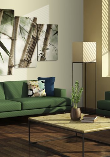 ARTGEIST Asian bamboo forest - Billede fra asiatisk bambusskov trykt p lrred - Flere strrelser 