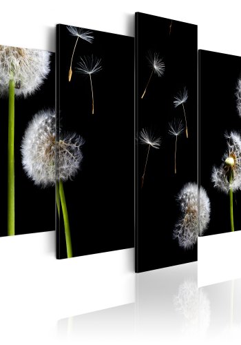 ARTGEIST - Billede af mlkebtter i vinden trykt p lrred - Flere strrelser