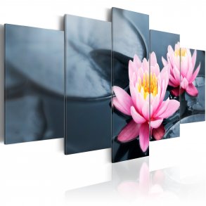 ARTGEIST Waterlily dream - Billede af flotte kander trykt p lrred - Flere strrelser