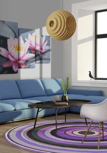 ARTGEIST Waterlily dream - Billede af flotte kander trykt p lrred - Flere strrelser