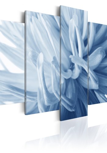 ARTGEIST Blue dahlia - Flot billede af bl dahlia trykt p lrred - Flere strrelser
