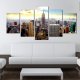 ARTGEIST Heart of the city - Farverigt billede af New York trykt p lrred - Flere strrelser