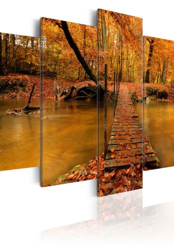 ARTGEIST Redness of autumn - Billede i efterrets smukke farver trykt p lrred - Flere strrelser