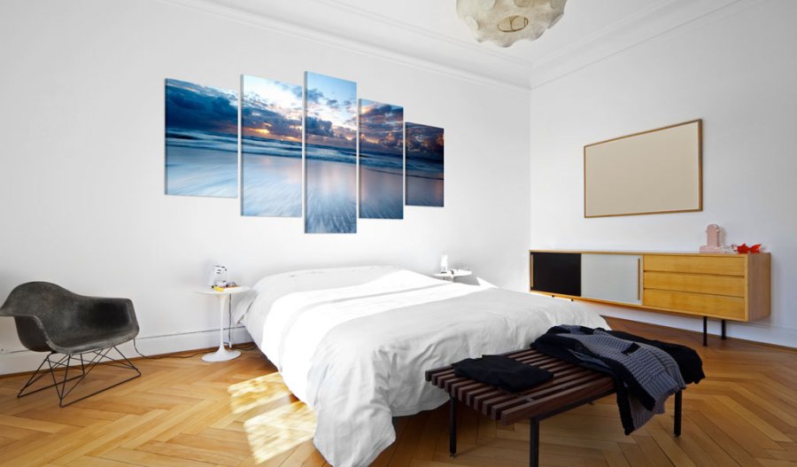 ARTGEIST Endless water - Flot himmel over endelst hav trykt p lrred - Flere strrelser