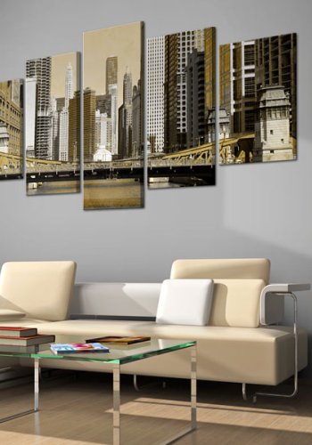 ARTGEIST - Vintage billede af New York trykt p lrred - Flere strrelser