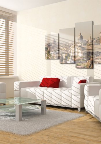 ARTGEIST Rome, The Eternal City - Billede af smukke Rom trykt p lrred - Flere strrelser 