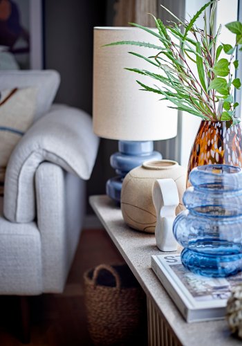 BLOOMINGVILLE Daraz Vase, Brun, Glas