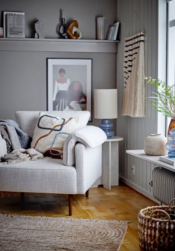 BLOOMINGVILLE Daraz Vase, Brun, Glas