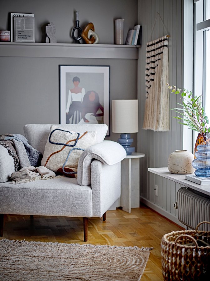 BLOOMINGVILLE Daraz Vase, Brun, Glas