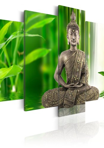 ARTGEIST - Zen billede af Buddha der mediterer trykt p lrred - Flere strrelser