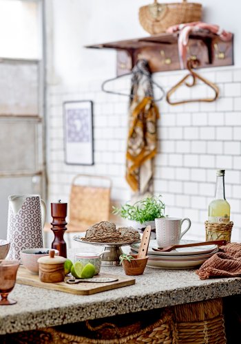 BLOOMINGVILLE Jala Kurv, Natur, Rattan, st af 2