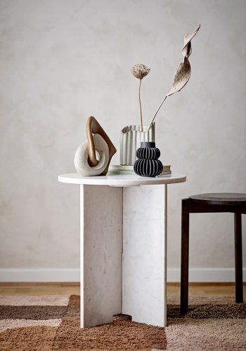 BLOOMINGVILLE Gil taburet - brun eg (D:33xH:45)