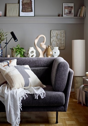 BLOOMINGVILLE Celin Vase, Brun, Stentj