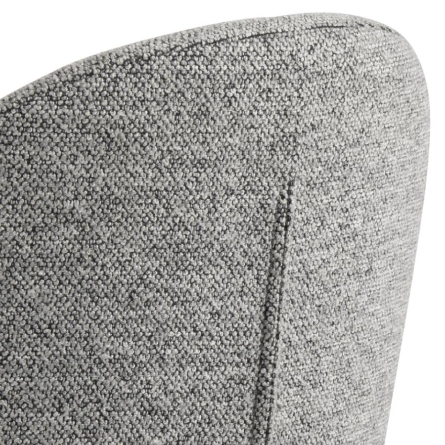 ACT NORDIC Patricia barstol, m. rygln, fodsttte, drejefunktion, gaspatron - gr stof og sort stl