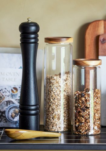 BLOOMINGVILLE Aronas Peberkvrn, Sort, Gummitr