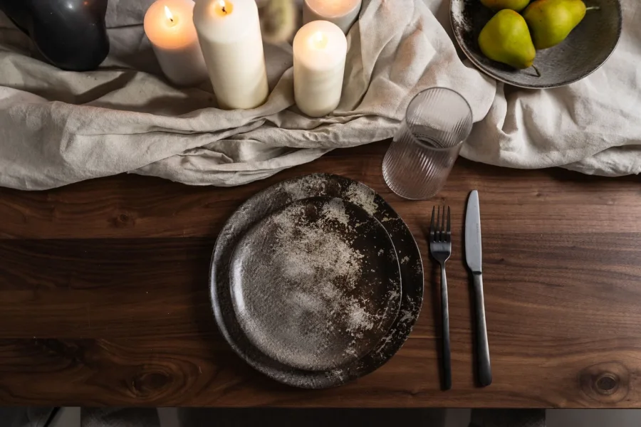 KARE DESIGN Savanne desserttallerken, organisk - brun/gr mat keramik (20)